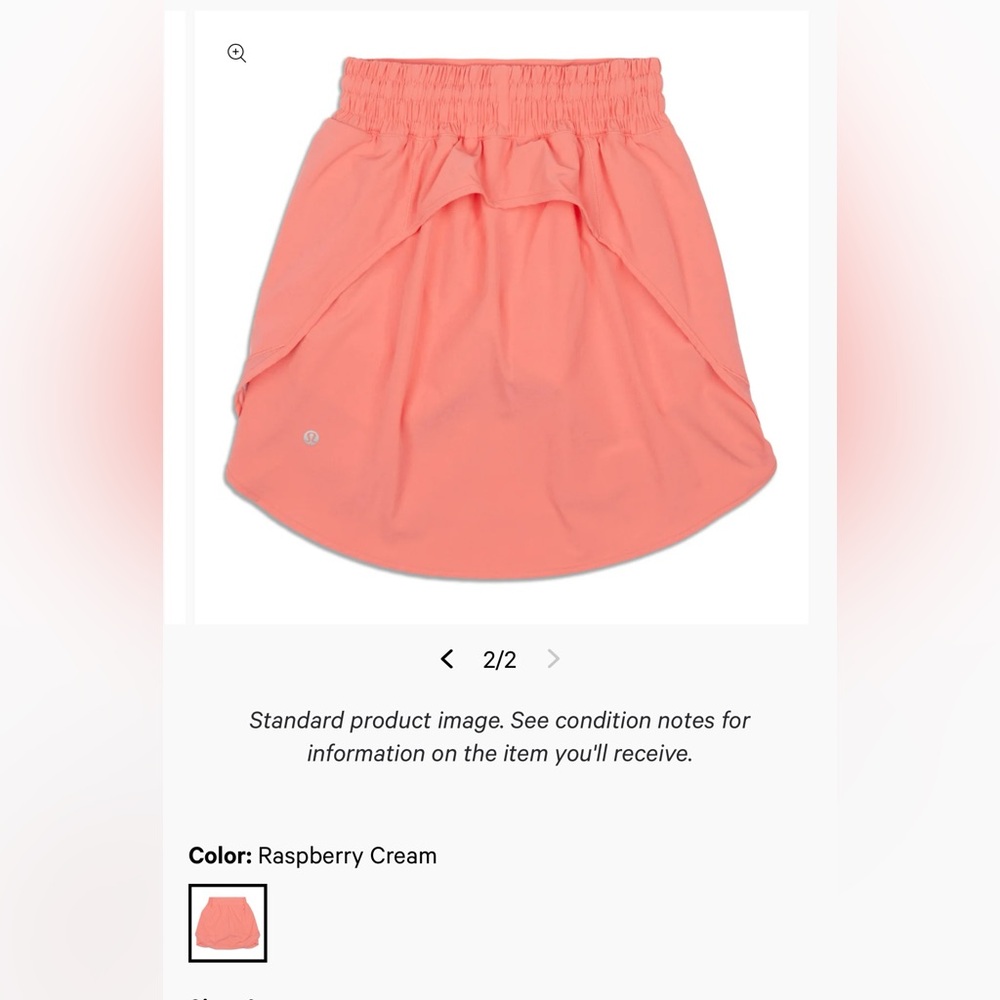 NWT Lululemon Hotty Hot HR Skirt Long size 8